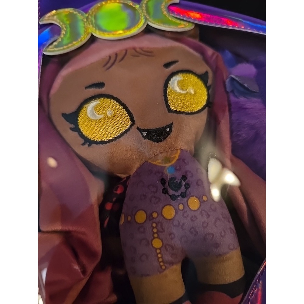 Monster High Ghoul N Go Bag Clawdeen Wolf &‎ Crescent 6.5 Plush Doll & Backpack - Picture 3 of 10
